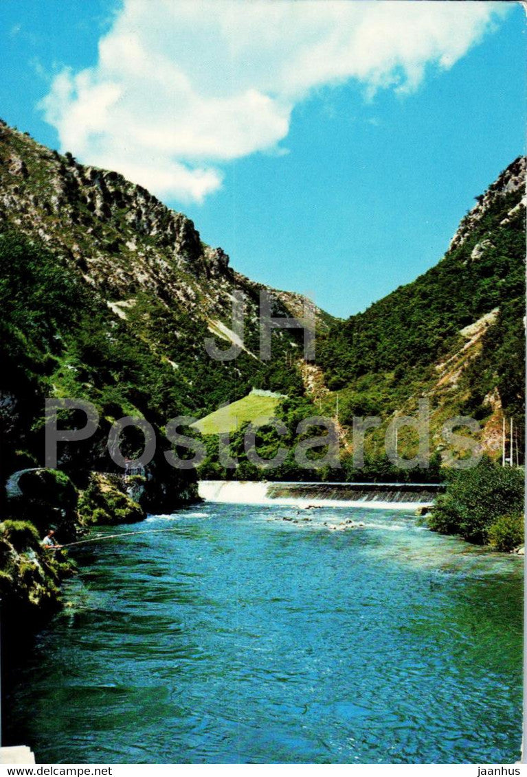 Rio Cares - Pozo Salmonero - Niserias - 325 - 1970 - Spain - used - JH Postcards