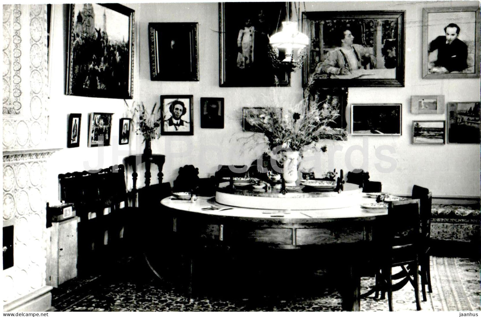 Russian Artist Repin Museum in Penaty - Repin House - dining room - 1975 - Russia USSR - unused - JH Postcards