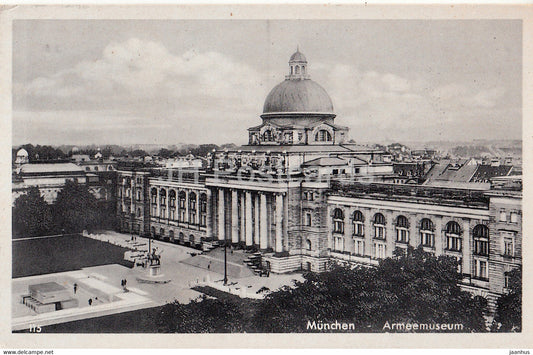 Munchen - Armeemuseum - museum - Munich - 115 - old postcard - Germany - unused - JH Postcards