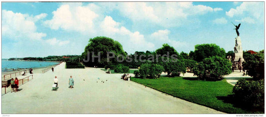 monument to the ship Russalka - Tallinn - 1968 - Estonia USSR - unused - JH Postcards