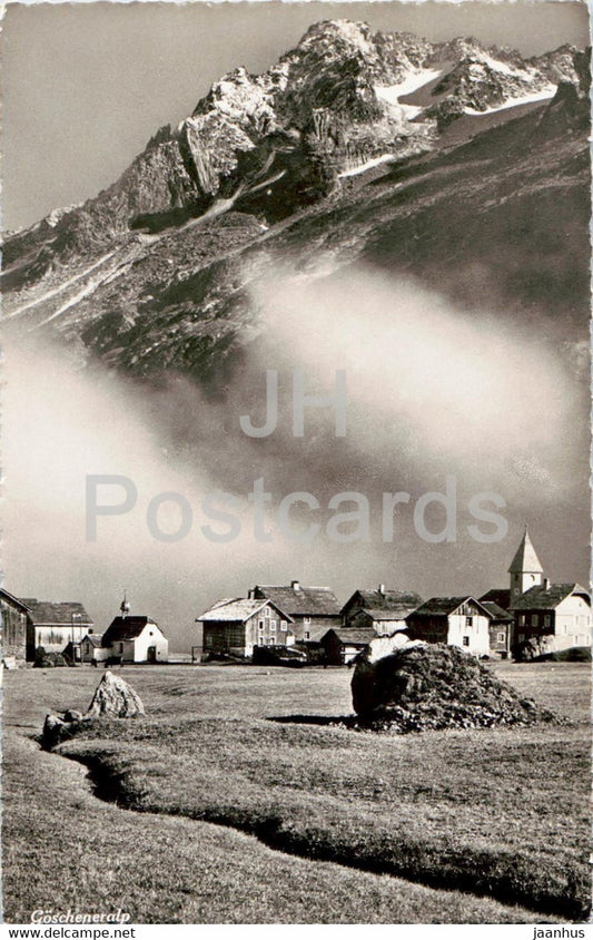 Goscheneralp - 2722 - old postcard - Switzerland - used - JH Postcards