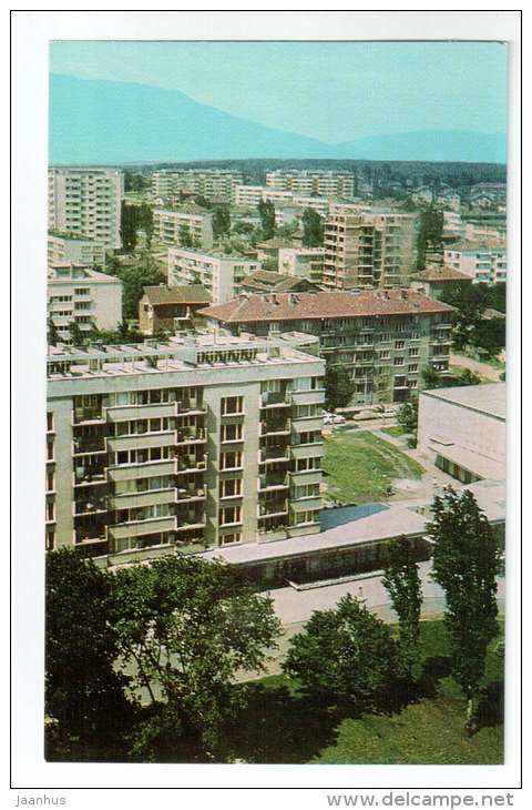 Houses on the Lenin avenue - Sofia - 1973 - Bulgaria - unused - JH Postcards