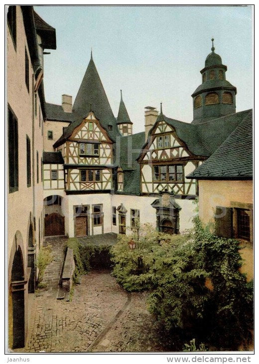 Schloss Bürresheim bei Mayen - Innenhof - May 026 - Germany - ungelaufen - JH Postcards