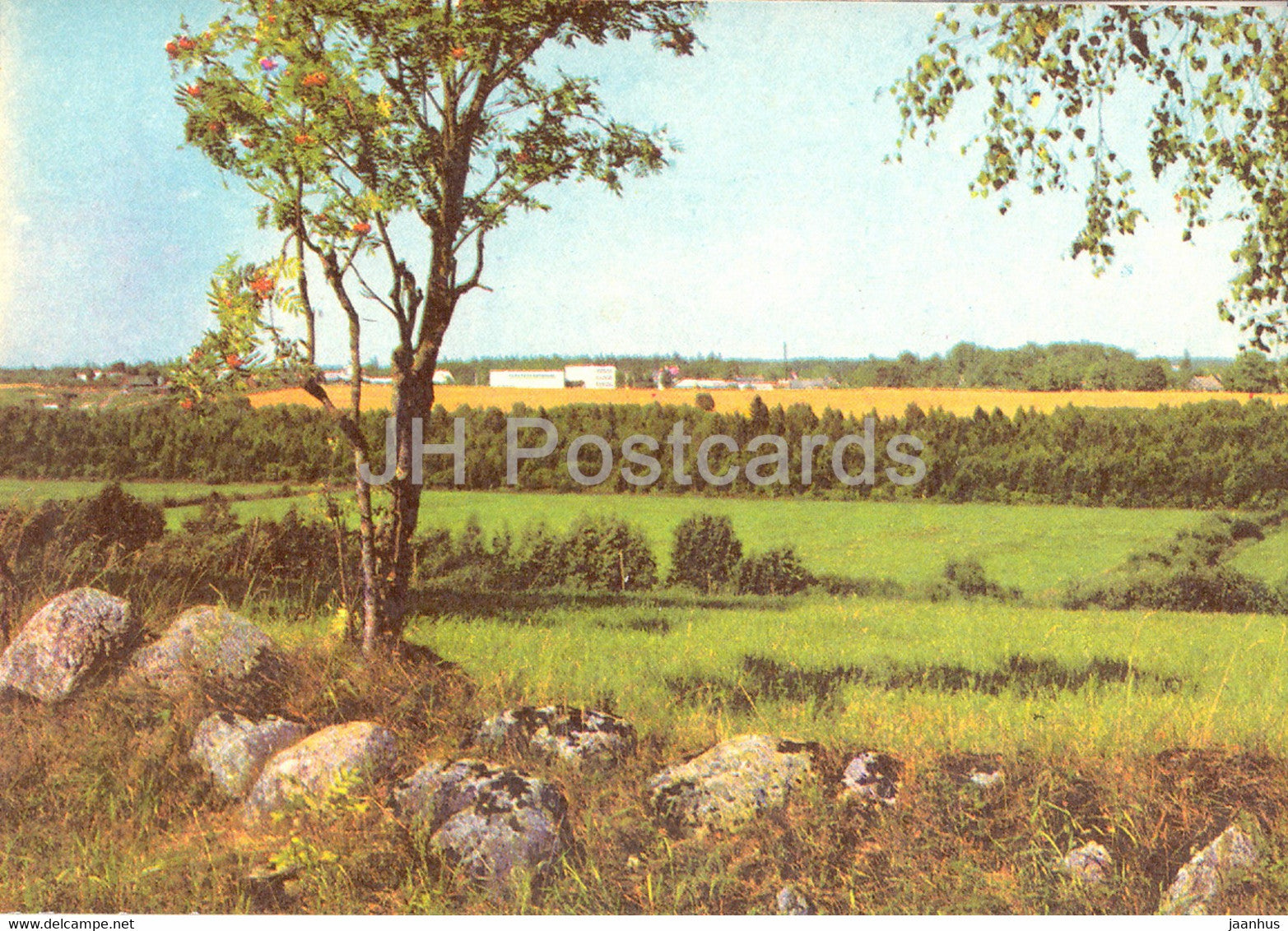 Estonian writer Oskar Luts - View at Palamuse - 1978 - Estonia USSR - unused - JH Postcards