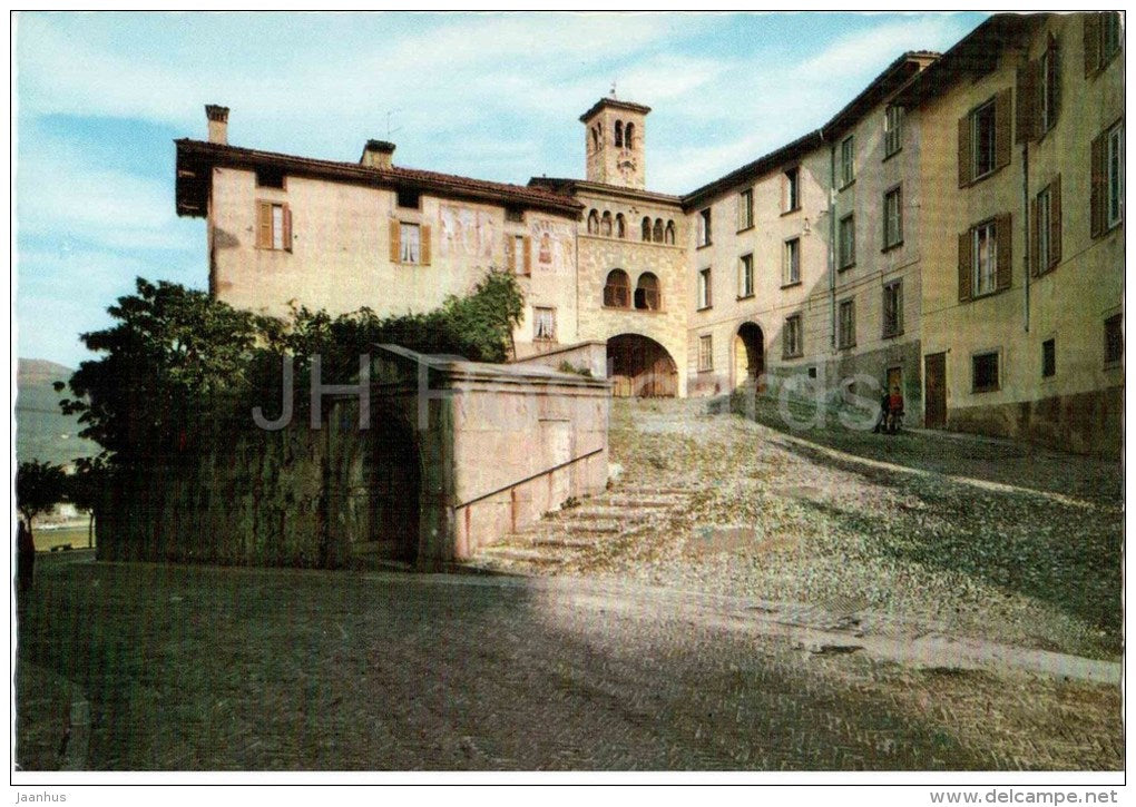 Chiesa S. Michele al Pozzo Bianco - church - Citta Alta - Bergamo - Lombardia - 1594 - Italia - Italy - unused - JH Postcards