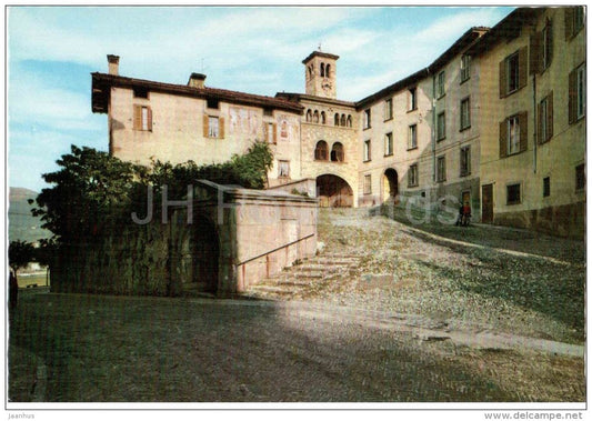 Chiesa S. Michele al Pozzo Bianco - church - Citta Alta - Bergamo - Lombardia - 1594 - Italia - Italy - unused - JH Postcards