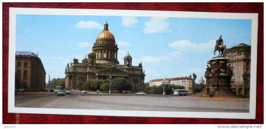 St. Isaac`s Cathedral - Leningrad - St. Petersburg - 1982 - Russia USSR - unused - JH Postcards