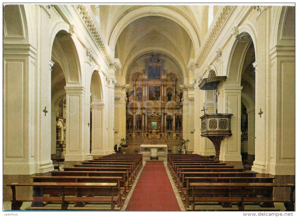 Santuario M. SS. della Croce , interno - Francavilla Fontana - Brindisi - Puglia - 27 - Italia - Italy - unused - JH Postcards