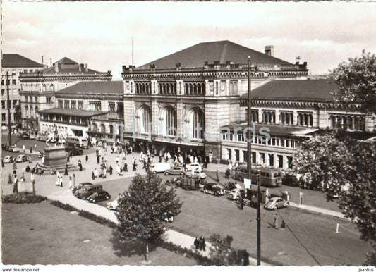 Hannover - Hauptbahnhof - car - bus - Germany - unused - JH Postcards