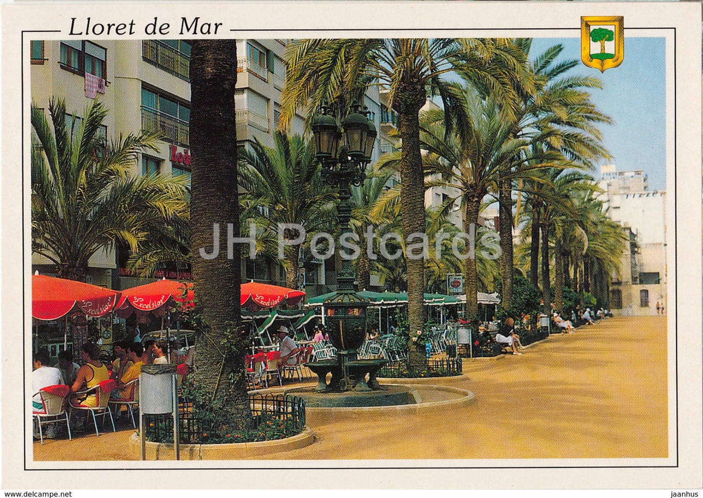 Lloret de Mar - Costa Brava - outdoor cafe - 10253 - Spain - unused - JH Postcards