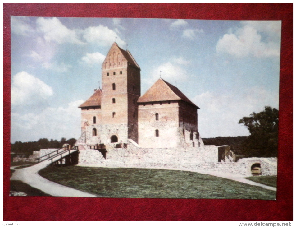 Trakai Castle - Trakai - large format postcard - 1968 - Lithuania USSR - unused - JH Postcards