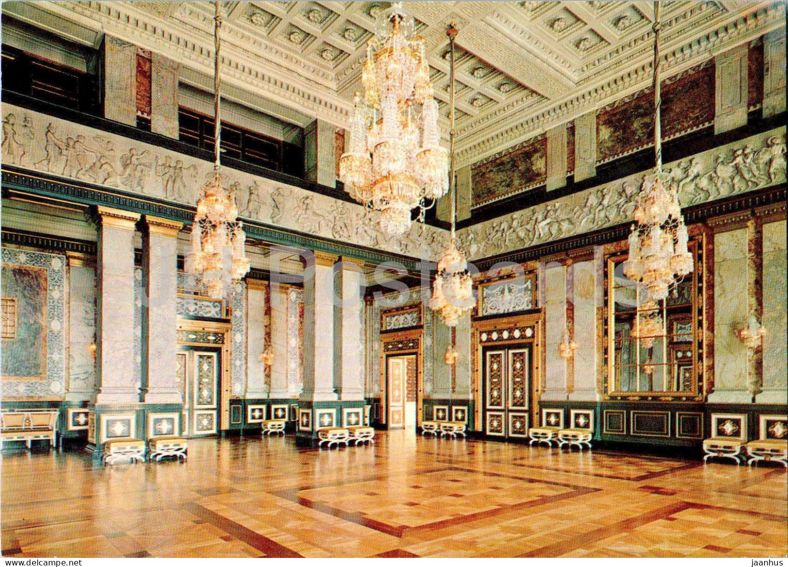 Copenhagen - Kobenhavn - Christiansborg slot - Alexandersalen - Alexander Room - castle - 1109 - Denmark - unused - JH Postcards