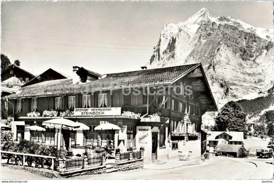 Restaurant Steinbock - Grindelwald - 2680 - 1971 - Switzerland - used - JH Postcards