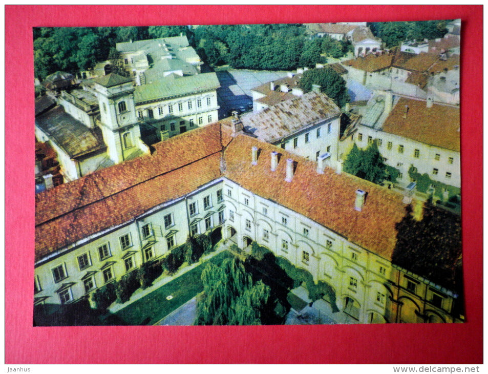 The University architectural ensemble - Vilnius Old Town - 1981 - Lithuania USSR - unused - JH Postcards