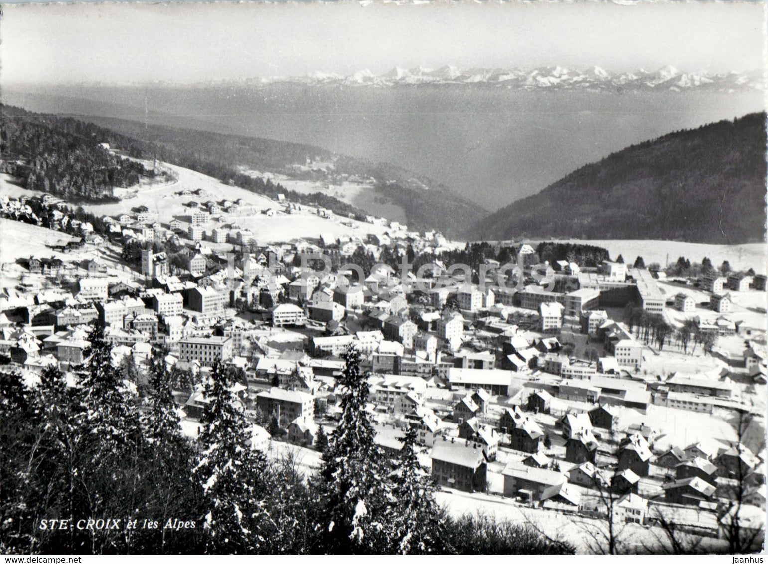 Ste Croix et les Alpes - 10891 - old postcard - Switzerland - unused - JH Postcards