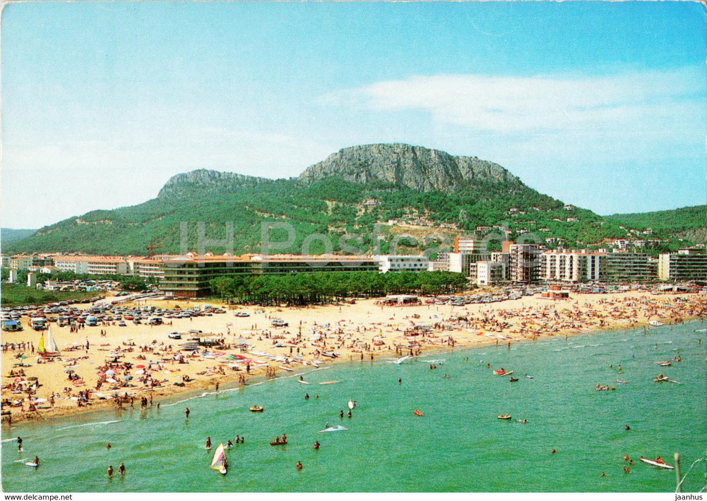 Costa Brava - Estartit - beach - 1352 - 1990 - Spain - used - JH Postcards