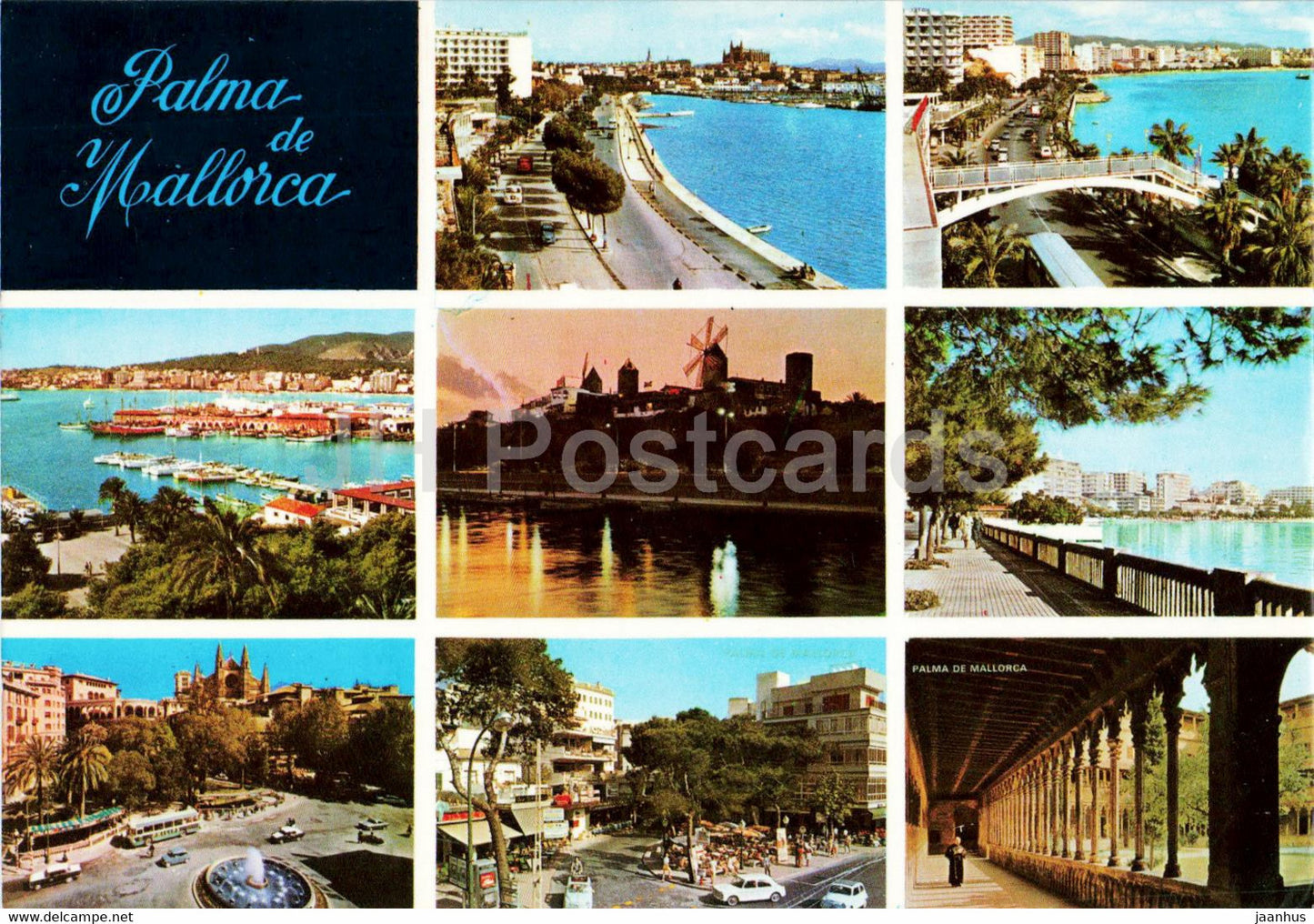 Palma de Mallorca - multiview - Spain - used - JH Postcards