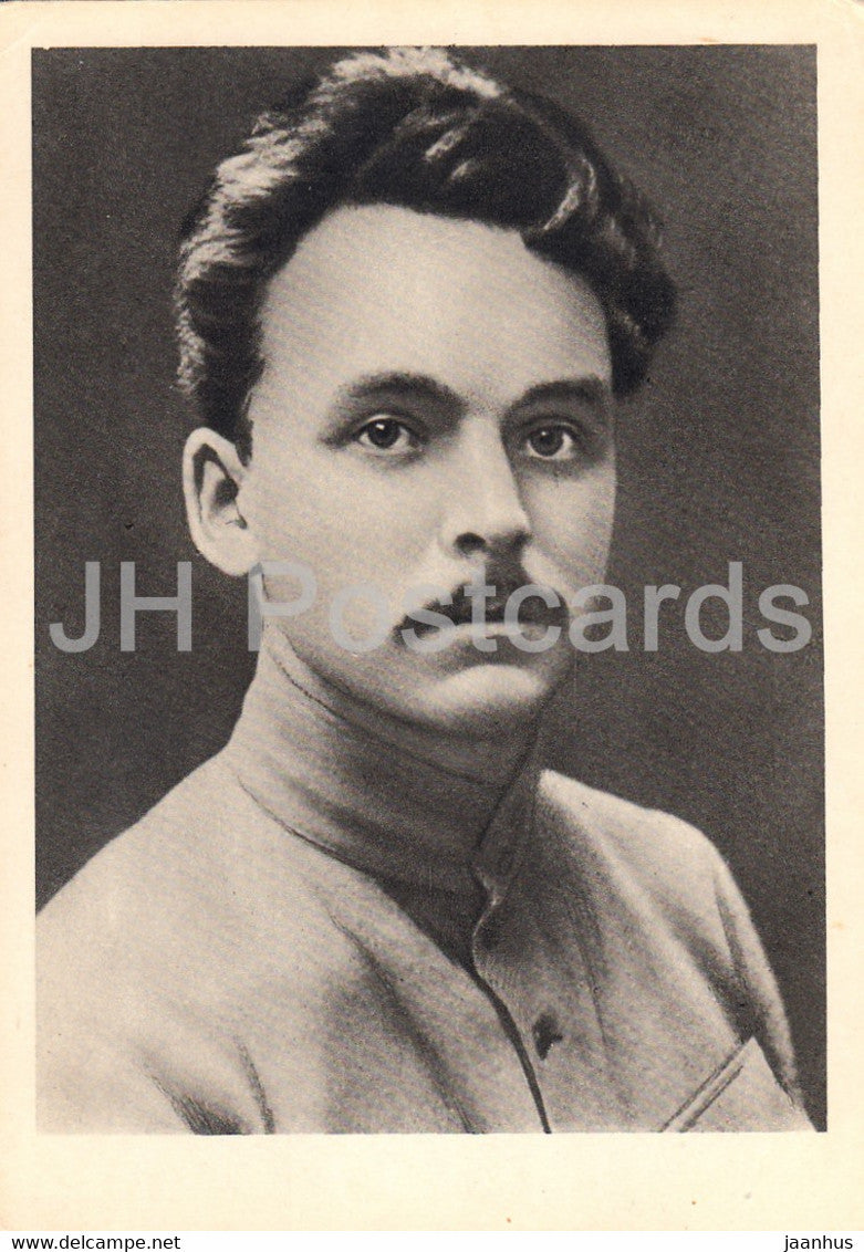 Soviet Writers - Dmitry Furmanov - 1962 - Russia USSR - unused - JH Postcards