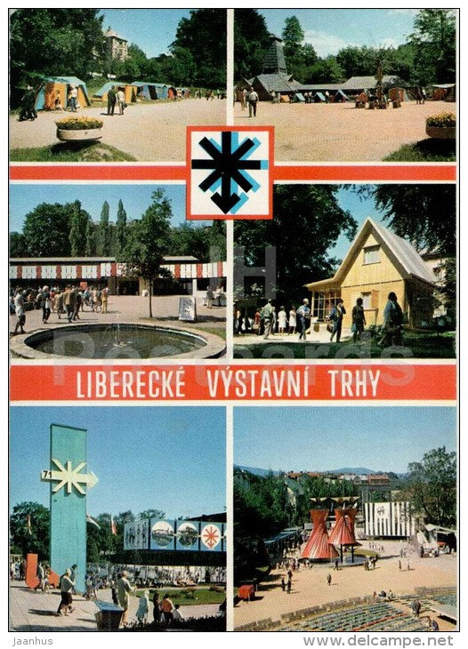 Liberecké V&yacute;stavní Trhy - Liberec Exhibit Markets - Czech - Czechoslovakia - used 1972 - JH Postcards