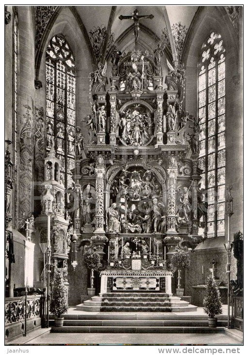 Bodensee - Überlingen - St. Nikolausmünster - Hochaltar - church - 658 - Germany - nicht gelaufen - JH Postcards