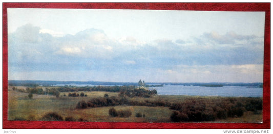 view from the Chapel of the Saviour - Kizhi - 1980 - Russia USSR - unused - JH Postcards