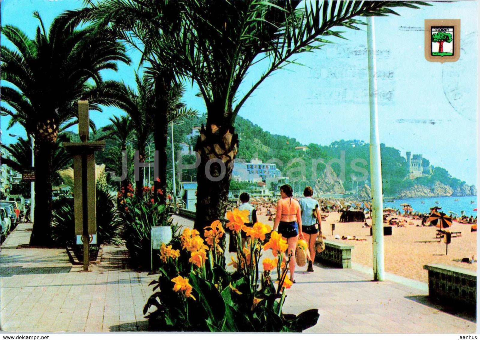 Lloret de Mar - Passeig de les Palmeres - promenade - 88 - Spain - used - JH Postcards