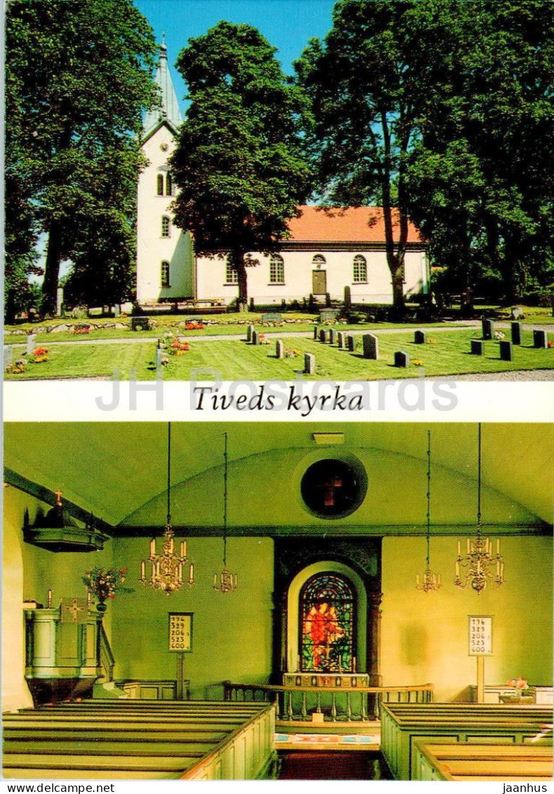 Tiveds Kyrka - church - 537 - Sweden – unused – JH Postcards