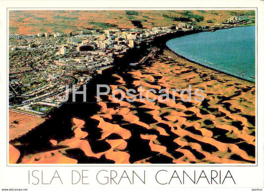 Isla de Gran Canaria - Playa del Ingles - beach - Spain - unused - JH Postcards