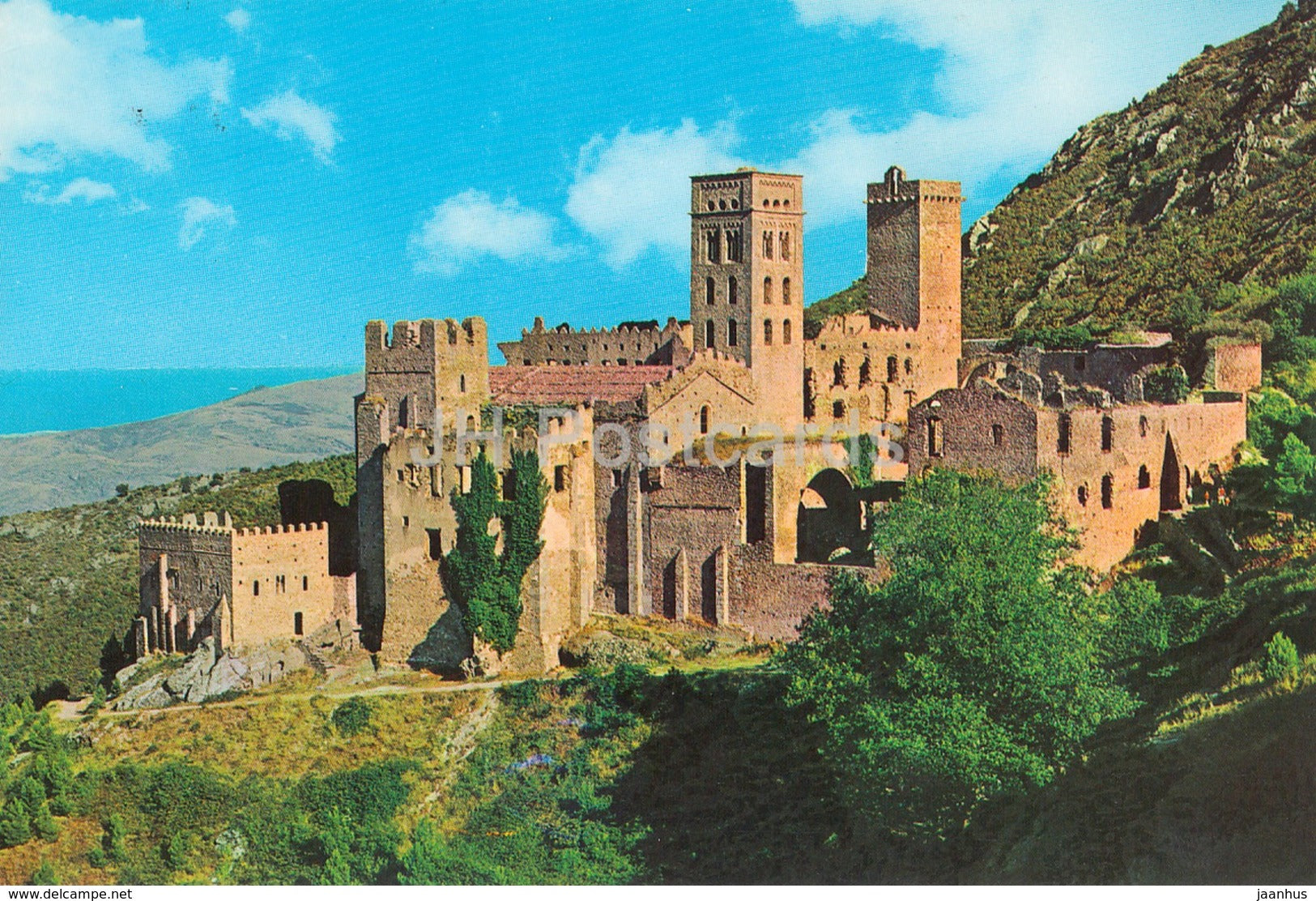 Monasterio de San Pedro de Roda - monastery - 2109 - Spain - used - JH Postcards