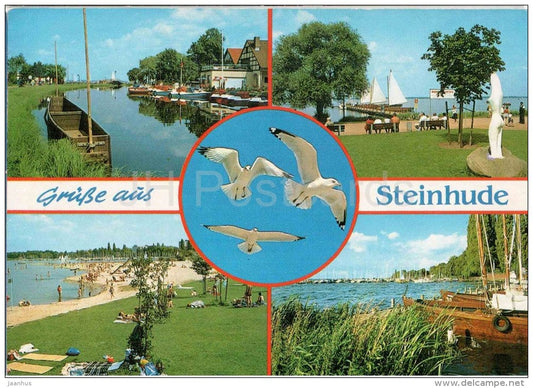 Grüsse aus Steinhude - 3050 - Germany - 1991 gelaufen - JH Postcards