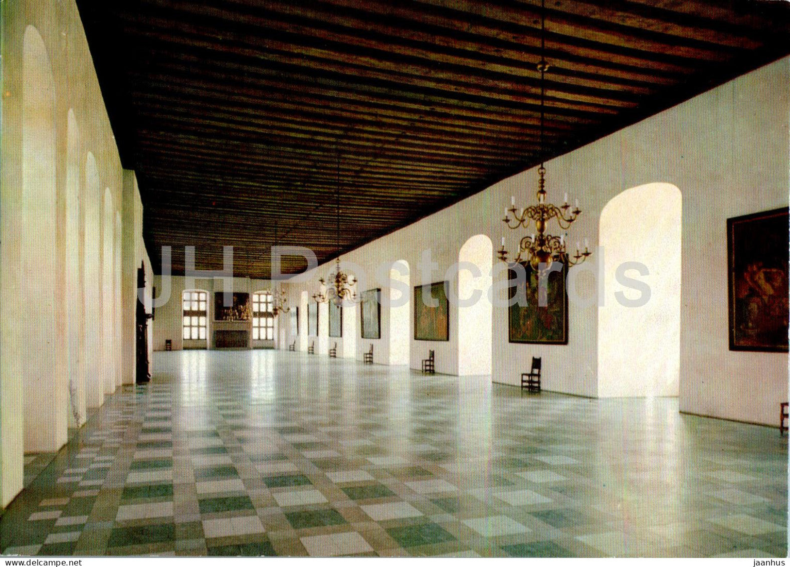 Kronborg - Helsingor - castle - The Great Hall - 3012 - Denmark - unused - JH Postcards