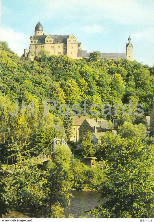 Rochsburg - Kr. Rochlitz - Burgen und Schlosser der Sachsischen Raum - Castles of Saxony - DDR Germany - unused - JH Postcards