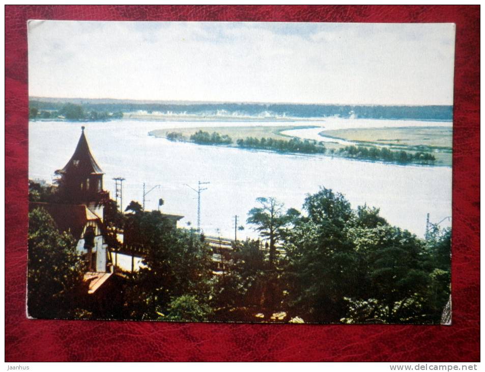 The Lielupe river near Majori - 1960s - Latvia - USSR - unused - JH Postcards