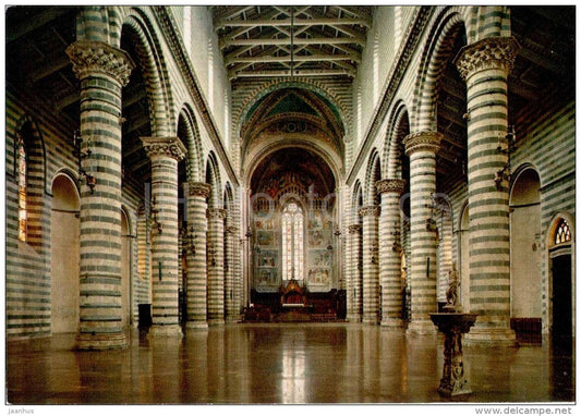 Duomo , Interno - Cathedral , interior - Orvieto - Terni - Umbria - Italy - Italia - unused - JH Postcards