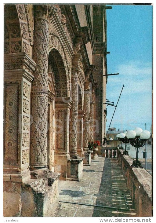 Castello Imperiali , Particolare del Loggione - Francavilla Fontana - Brindisi - Puglia - 11 - Italia - Italy - unused - JH Postcards