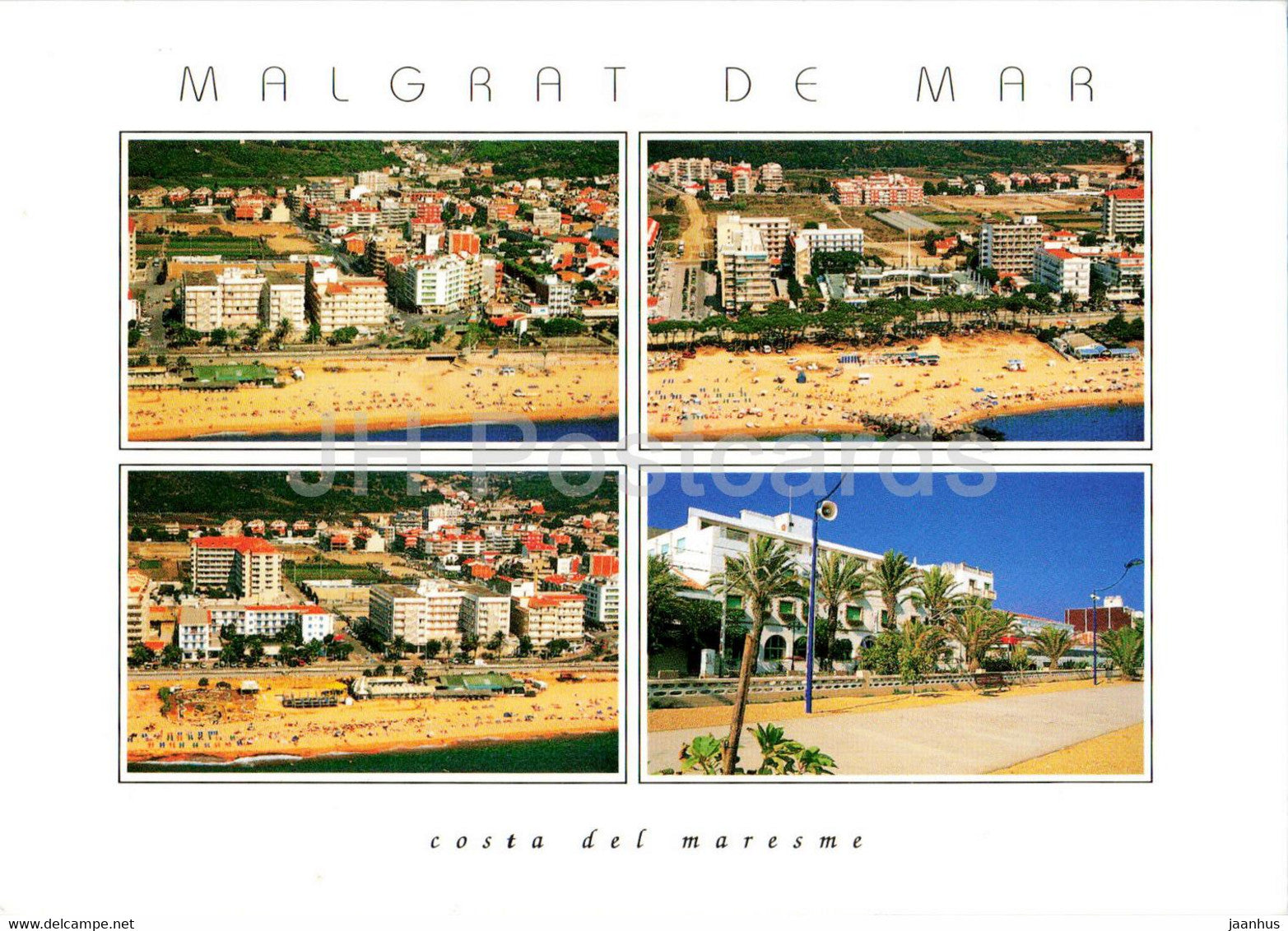 Malgrat de Mar - Costa del Maresme - Diversos Aspectes - multiview - 1404 - Spain - used - JH Postcards