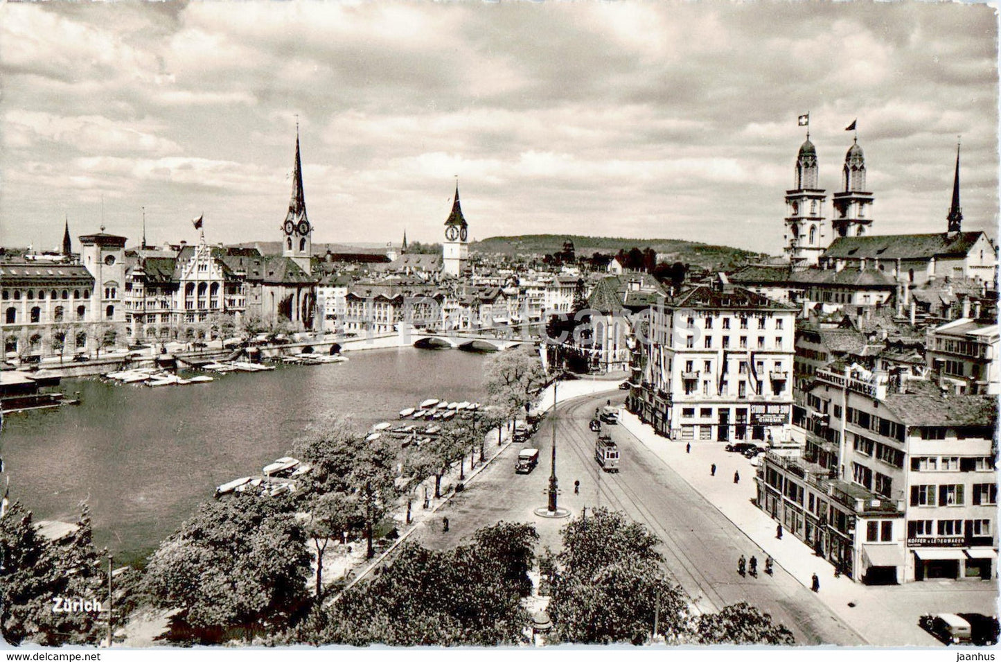 Zurich - 4246 - old postcard - 1942 - Switzerland - used - JH Postcards