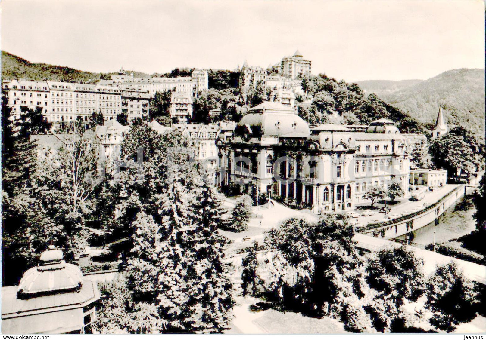 Karlovy Vary - Pohled na Lazne I - View of the Baths No I - Czech Republic - Czechoslovakia - unused - JH Postcards