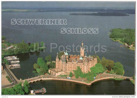 Schweriner Schloss - castle - 78/20 - Germany - 1994 gelaufen - JH Postcards