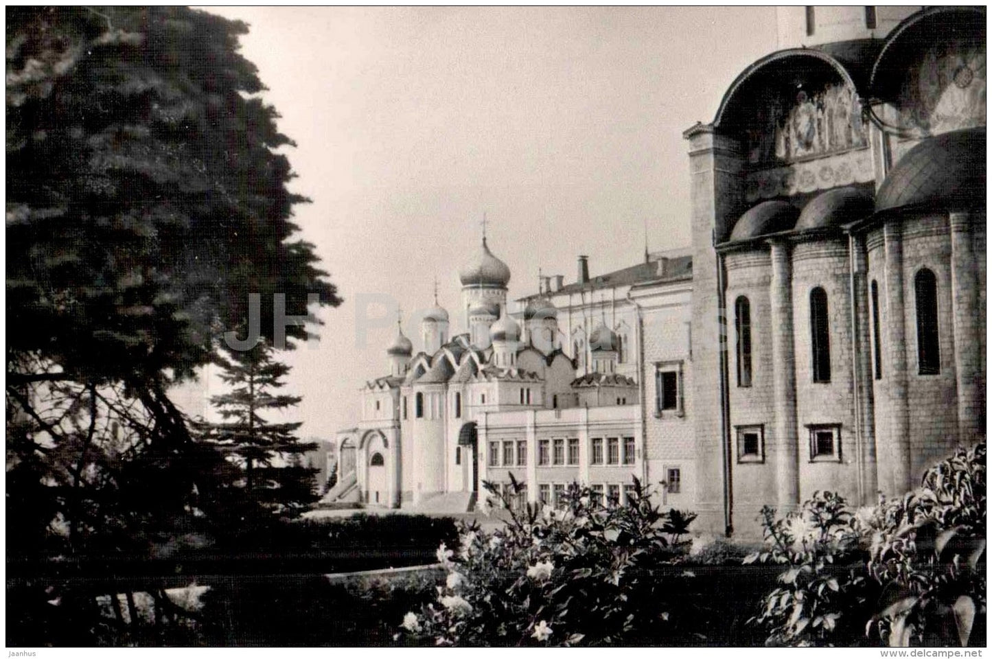 view of the Cathedral of the Annunciation - Moscow Kremlin - 1958 - Russia USSR - unused - JH Postcards