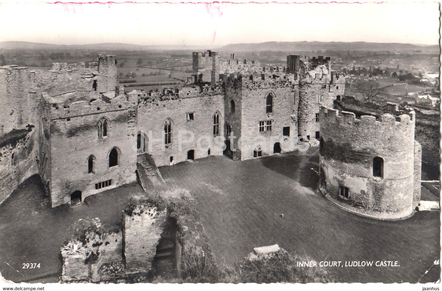 Inner Court - Ludlow Castle - 29374 - United Kingdom - 1963 - England - used - JH Postcards