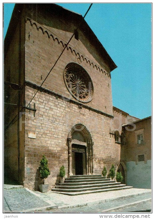Chiesa di S. Francesco - church - Tagliacozzo - L´Aquila - Abruzzo - 51 - Italia - Italy - unused - JH Postcards