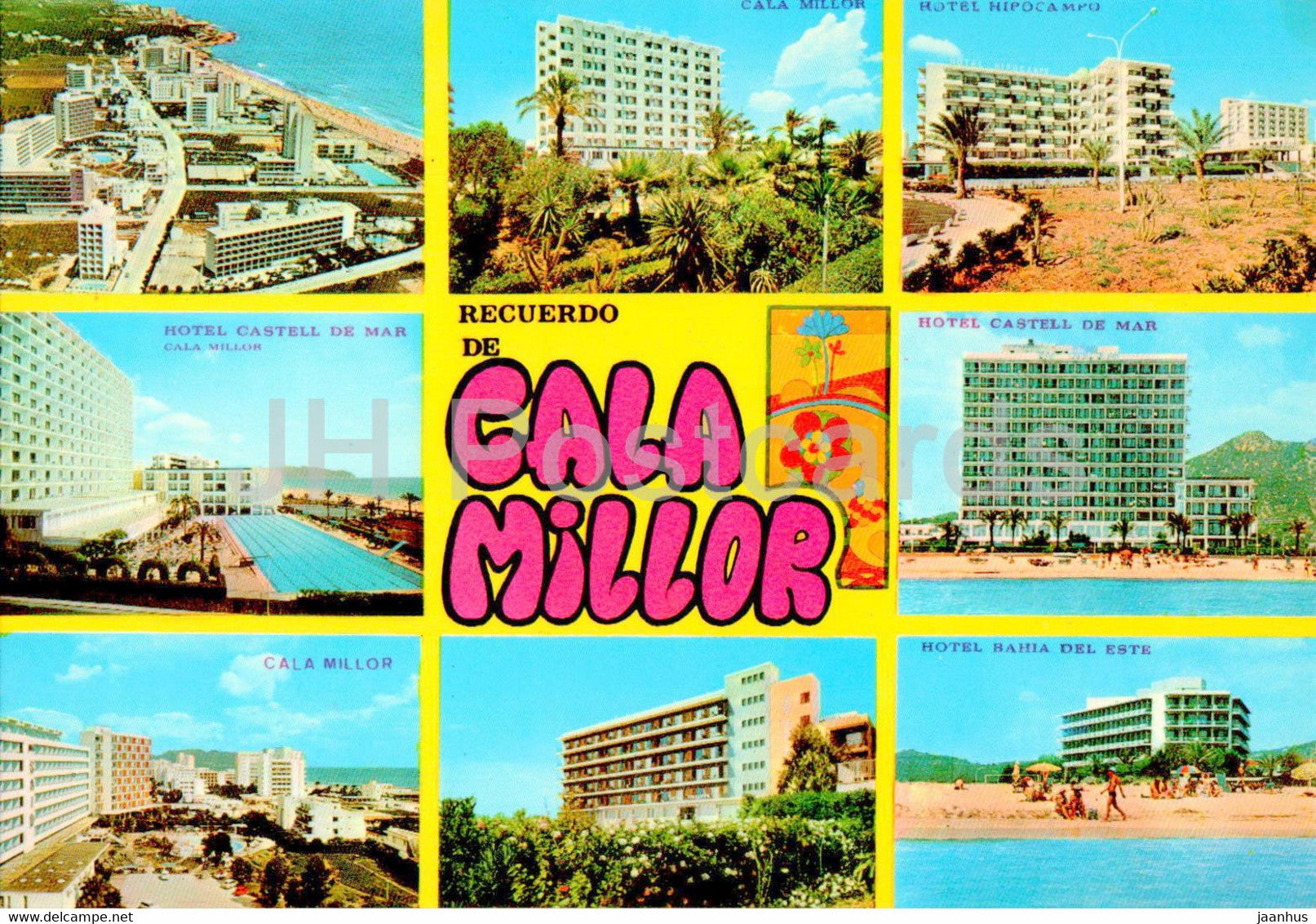 Recuerdo de Cala Millor - Mallorca - multiview - 1006 - Spain - unused - JH Postcards