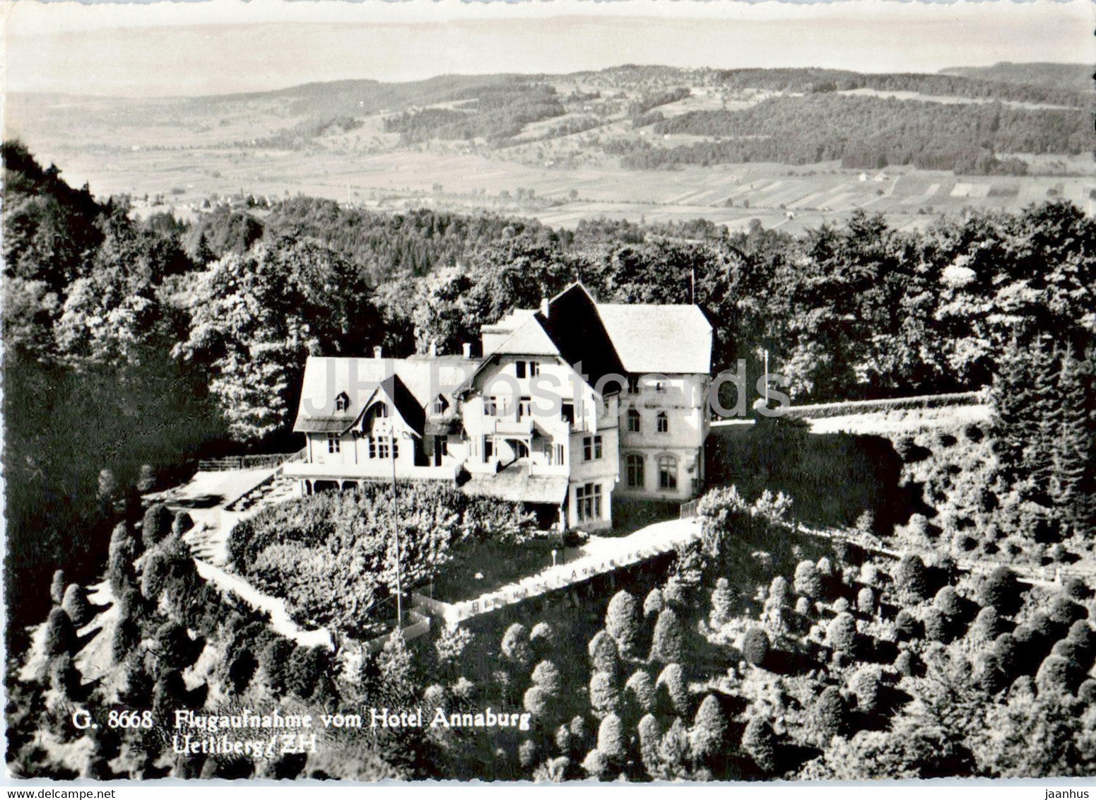 Flugaufnahme vom Hotel Annaburg  - Uetliberg - 8668 - 1966 - Switzerland - used - JH Postcards