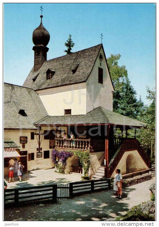 Wallfahrtskirche Birkenstein bei Fischbachau - church - Germany - ungelaufen - JH Postcards