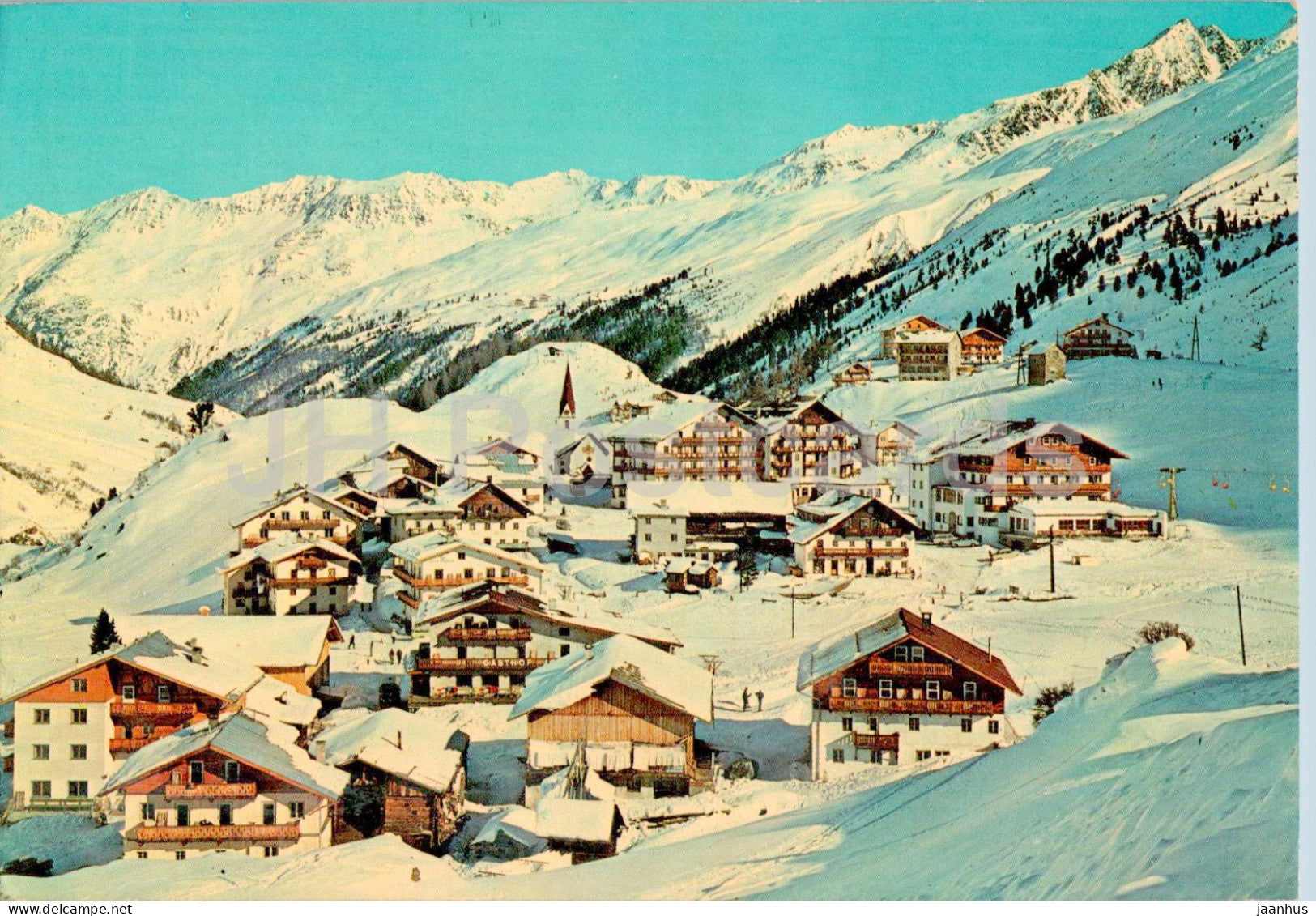 Schieparadies Obergurgl 1930 m - Tirol - 82699 - 1965 - Austria - used - JH Postcards