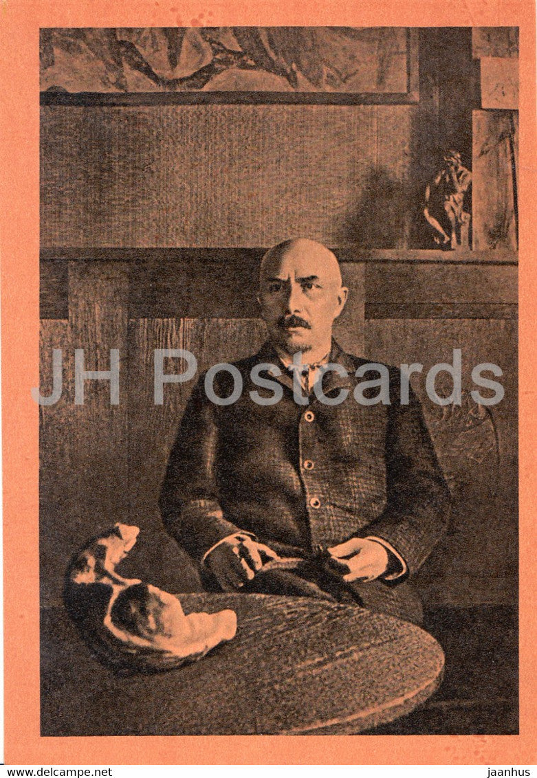 Russian writer Alexander Serafimovich - 1907 - 1962 - Russia USSR - unused - JH Postcards