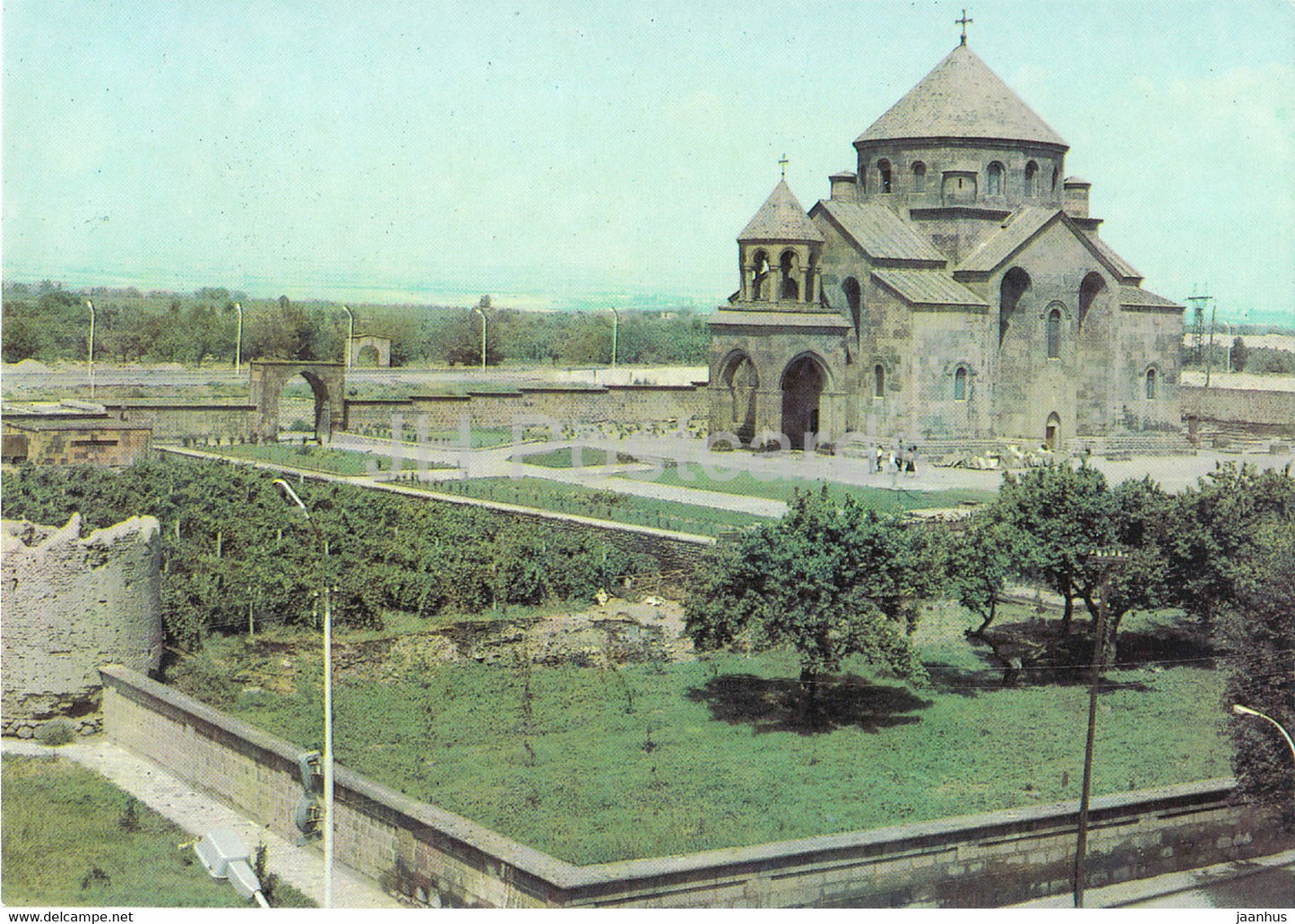 Echmiadzin - Saint Hripsime Church - AVIA - postal stationery - 1982 - Armenia USSR - unused - JH Postcards