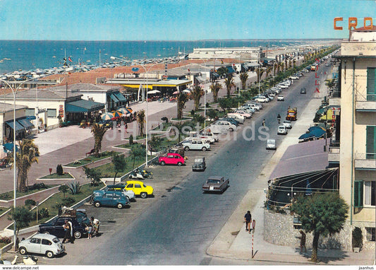 Lido di Camaiore - Viale Lungomare - Boulevard along the sea - car - 8278 - 1963 - Italy - used - JH Postcards