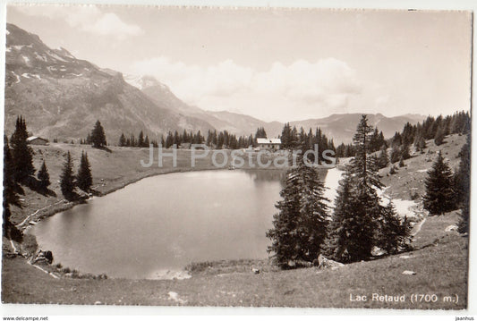 Lac Retaud 1700 m - 107 - Switzerland - 1958 - used - JH Postcards